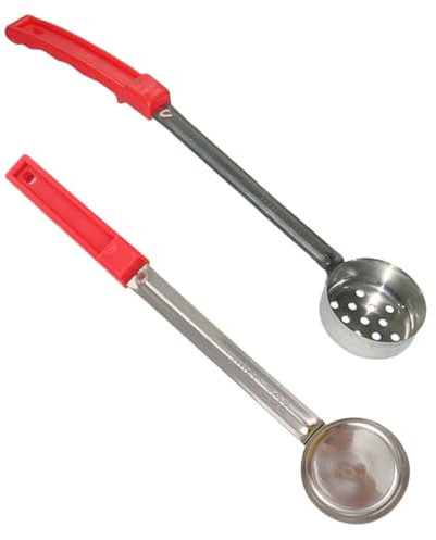 Louche à Portionner Cuisine 2 Pièces en Acier Inoxydable