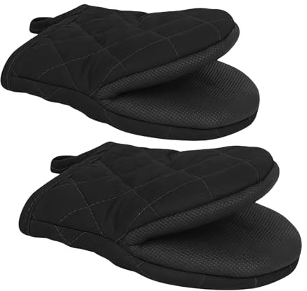 HUAJINGKEJI Guanti da forno antiscivolo in silicone con impugnatura termica isolati guanti per cottura cucina