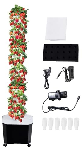 Idroponicas Verticale a 12 livelli e 60 vassoi con timer e 4 ruote,capacità del serbatoio dells'acqua di 50 litri idroponicas kit completo multifunzionale per interni per interni per verdure a foglia