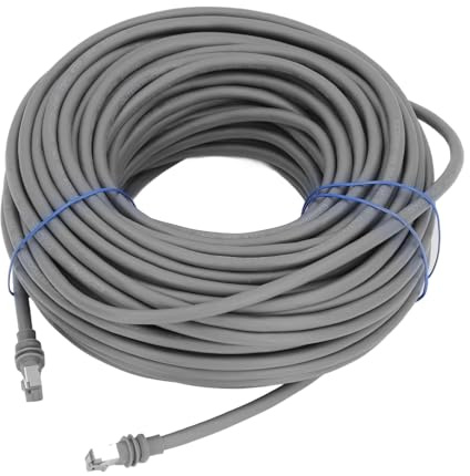 SUNGOOYUE Cavo Sostitutivo Satellitare Rettangolare IP68 Impermeabile per Esterni Cat6 V3 Connessione Stabile per Utenti di Router e Parabole Satellitari Gen3 Rame PVC (100 piedi (30 m))