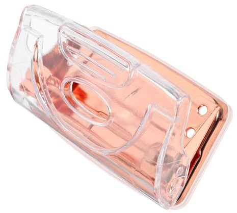 Healifty Multifunktions Locher Roségold Transparent Tragbarer Planer Locher für Bastelpapier Ergonomischer Büro Papierlocher für Zuhause Schule und Reisen
