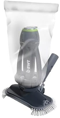 BWT (NEU 2026) Poolsauger Akku ES20, kabelloser Pool Bodensauger | Kabellos, 40min Laufzeit, 2000mAh, für Pools bis 20000l, Bodensauger Pool mit USB-Ladung