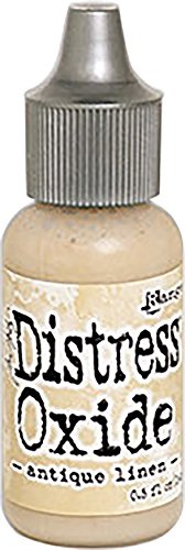 Ranger Antique Linen Distress Re-Inker, Synthetic Material, Beige, 2.5 x 2.5 x 7 cm Antike Leinen-Oxid-Nachfülltinte, Synthetisches Matrial, 2.5 x 2.5 x 7.2 cm