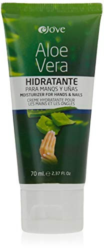 Ejove Aloe Vera Crema Mani ed Unghie 70 ml | Idratante mani e unghie con aloe naturale | Protezione per mani screpolate e unghie fragili | Cura mani e unghie con pH 5.5