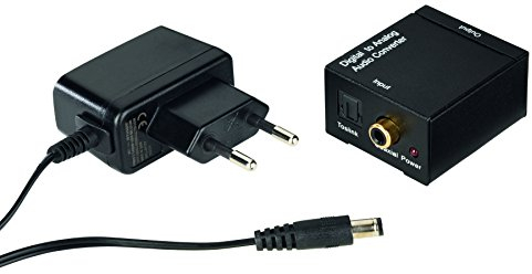 Hama Ac80 Convertitore Audio Digitale/Analogico, Stereo, Nero