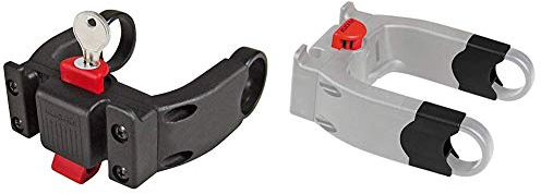 KlickFix Zubehör Lenkeradapter E mit Schlos Schwarz (Model 0211EBL), One Size mit Schloss & Distanz-Set E 25mm Zubehör, schwarz, One Size