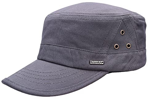 Leoodo Herren Damen Military Army Stil Cap aus Baumwolle verstellbare Sonnen Kappe für Wandern und Sport