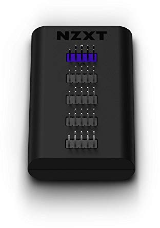 NZXT Internal USB Hub 3 - Expands 4 USB 2.0 Ports - Sleek Multifunctional Design - SATA Power Connection - Plug and Play