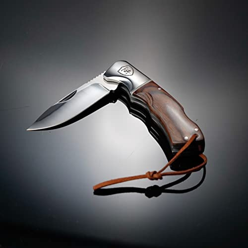TS Couteau pliant ALPES 77br Stamina | Lame: 77mm | Couteau de poche pliant pour l'extérieur et le camping | Lame d'acier inoxydable | Couteau de survie, randonnée, camping 18468