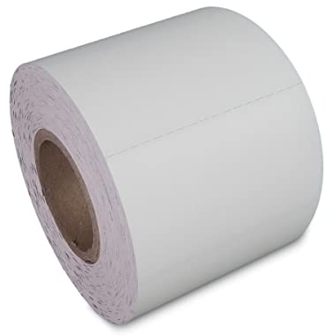 1 Rolle Regal-Etiketten für Scannerschienen weiß auf Rolle 70 x 38 mm | für Thermodirektdrucker | Regalschilder für Preisleiste | HUTNER