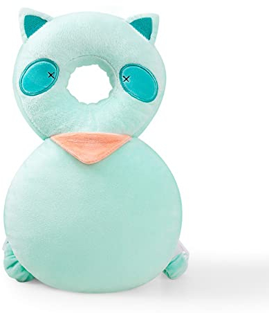 XIGUI Baby-Kopfschutz, Kopf-Sicherheitspolster für Kleinkinder, verstellbares Kopf-Sicherheitspolster, Kissen, Rucksack, Baby-Rückenschutz zum Krabbeln und Gehen, für Alter 4–24 Monate (Coon)