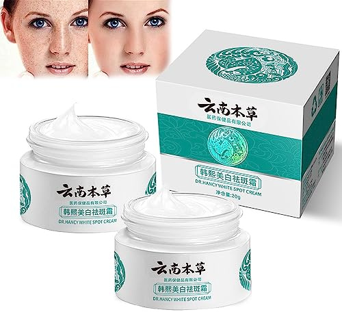 Japanese Melasma Cream, Pigmentflecken Entferner, Aufhellende Creme, Pigmentflecken Creme, Freckle Removal Cream, Dark Spot Corrector Cream, Fade Melasma Altersflecken Behandlung Gesichtscreme (2PCS)