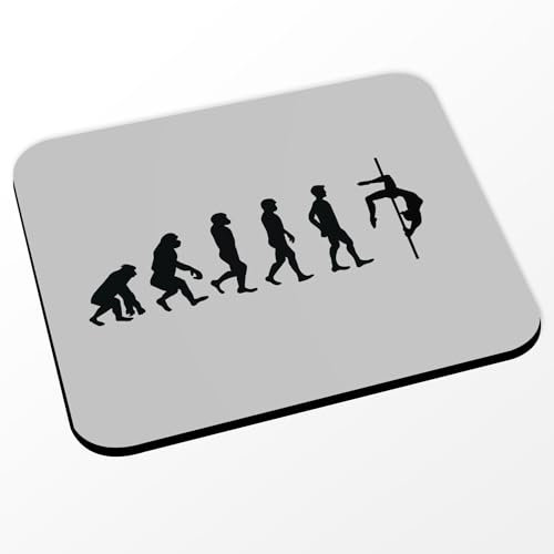Fabulous Mauspad Evolution Pole Dance Pole Dancing Dance – (Maße 24 x 20 cm), Grau