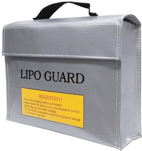 Muteitt Lipo Guard Safety Bag Fireproof Explosion-Proof Lipo Battery Safe Bag Portable Safe Bag For Storing RC Battery Safe