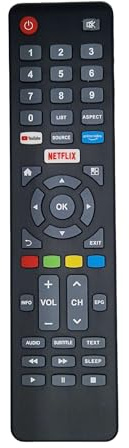 Ersatz Fernbedienung für Dyon Movie SMART 32XT, Movie 40XT, 55XT, 65XT, Xoro HTL2276, HTL2476, HTL2477, HTL3276