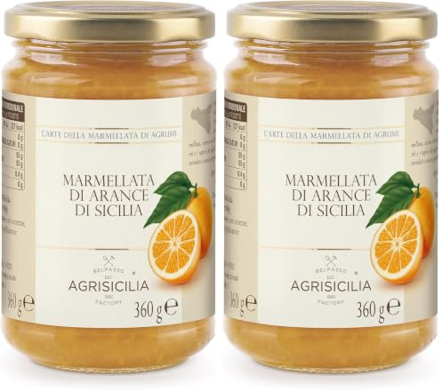Agrisicilia Marmellata di Arance di Sicilia (Confezione da 2)