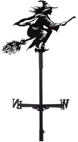 Deko Hexe, Weathervanes, Böse Hexe Garten Dekorationen, Wetterfahnen, für Garten Hof Rasen Halloween Dekoration