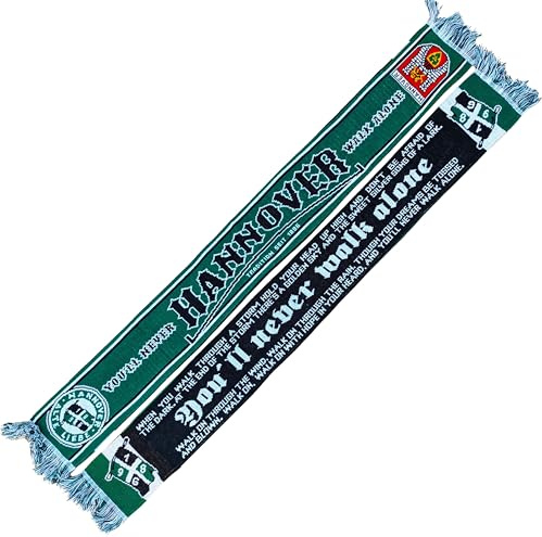 Hannover Schal, Fußballschal, YOU´LL NEVER WALK ALONE-, (Strickschal)