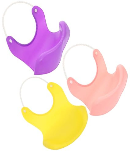 ibasenice 6stücke Wasserdichte Babylätzchen Praktische Essschürzen Für Junge Mädchen Und Kleinkinder Schmutzabweisende Feeding-pads Einfach Abwischbar Reinigen