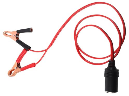 UKCOCO 1.5m Überbrückungskabel Auto Mit Batterieanschlussklemmen Tragbare Starthilfekabel Für Autobatterie Inkl Farblich Markierte Clips Leicht Und Kompakt Für Pkw Lkw Und Camping
