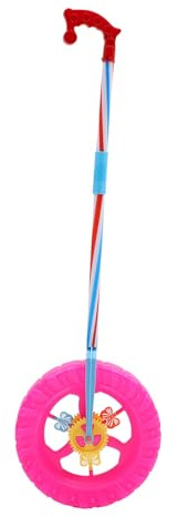 Hohopeti Plastik Lauflernwagen für Kleinkinder Bunter Push Walker Stangen Rahmen Robustes Lernspielzeug zur Balance Motorikförderung Geeignet für Jungen und Mädchen Zufällige Farbe