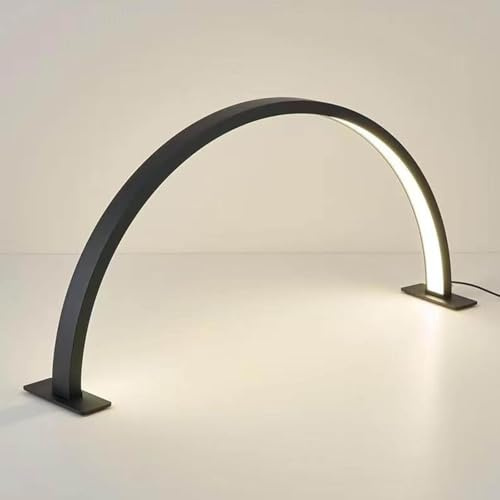 Lampada A Mezzaluna Per Scrivania Per Unghie, Lampada Multifunzionale Da 16/22 Pollici 24w Per Unghie Per Tavolo Con Led A 3 Colori E 10 Luminosità, Per Bellezza Ciglia, Trucco Artigian black 16 inch