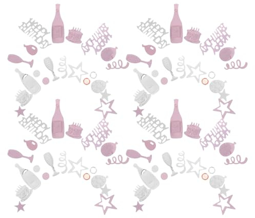 DEARMAMY Colorati Happy Birthday per Decorazioni Tavolo Compleanno Confetti Festa da Spargere per Addobbi Party Shower e Celebrations Festive