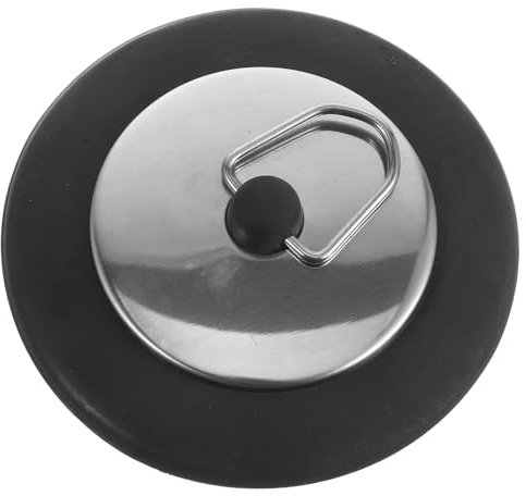 GRADENEVE Rubber Bathtub Drain Plug with Stainless Steel for Bathroom Sink and Tub Water Stopper Easy to Install Drain Stopper Preventing Odors and Backflow Fit for Kitchen and Laundry
