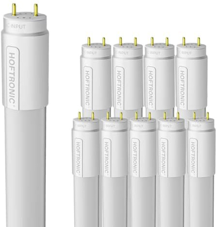 HOFTRONIC - 10er Set LED Röhre 150cm - 24 Watt 2640 Lumen (110lm/W) - T8 G13 - LED Leuchtstoffröhre Flimmerfrei - Warmweiß 3000K - Tube Neonröhre - Inkl. Starter
