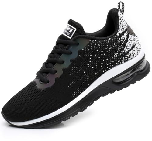 FLARUT Baskets Femme Chaussures de Sport Running et Marche(Nior,39)