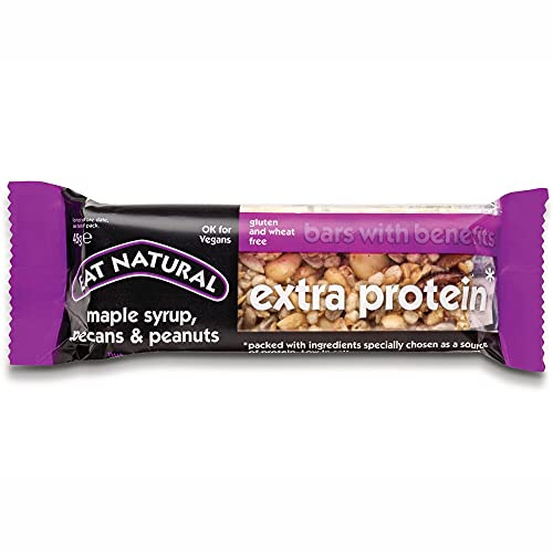 Eat Natural Maple Syrup, Pecan & Peanut Nut Bars - 12x45g