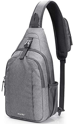 G4Free Sling Rucksack Brust Umhängetasche Crossbody Gym Daypack für Outdoor Radfahren Reisen Wandern Unisex