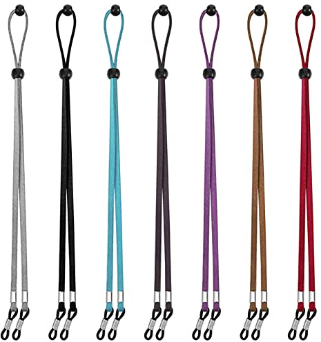 Firtink 7 Pcs Eyeglasses Straps Chain, Adjustable Eyeglass Cords for Women