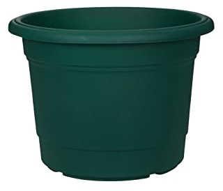 ACCURATE Garden | Indoor Outdoor Plantares | Stylish and Versatile Tub Garden Plant Flower Herb Pot Container | Milano Round Planter (Green, Large)