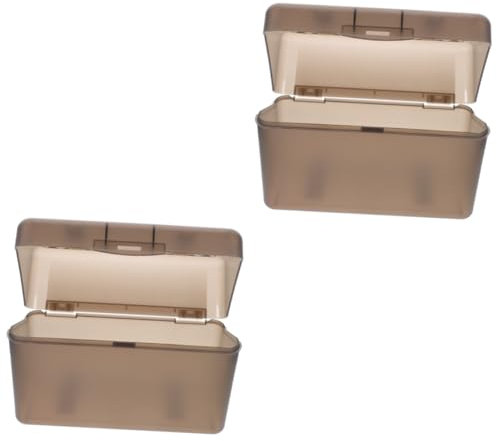 VILLCASE 2st Karton Inhaber Einer Bürokarte Kreditkartenorganisator Visitenkartenspender Karten-organizer-etui Hüllen Für Kartendecks Behälter Für Bürokarten Einfach Pp Visitenkartentasche