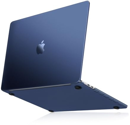 MOSISO Kompatibel mit MacBook Pro 13 Zoll Hülle M2 M1 2026 2025 2024-2016 | Ultradünne Natürliches Original Farbe Hartschale Schutzhülle A2338 A2251 A2289 A2159 A1989 A1708 A1706, Mitternachtsblau