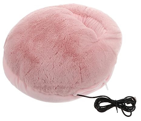Happyyami Elektrische USB Heizschuhe Geschmeidig Plüsch Innenbereich Fußwärmer Beheizte Schuhe Für Zuhause Winter Fußheizung