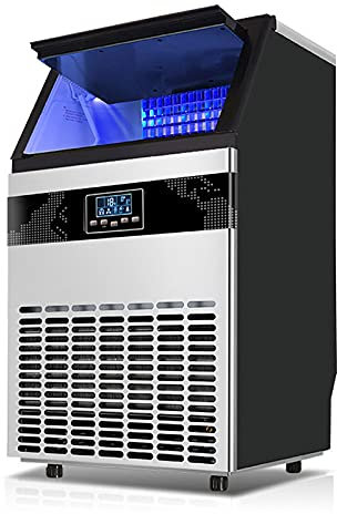 TEmkin Machine à glaçons pour pépites de comptoir, Machine à glaçons Portable, Affichage LED autonettoyant à Faible Bruit – Parfait pour Les Bouteilles d'eau, Boissons mélangées (bac à glaçons B 44)
