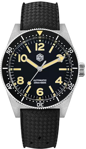 watchdives San Martin Herrenuhr 62mas SN0139, 39mm 20Bar Taucheruhr NH35 Automatisch Mechanisch Luxus Tauchen Wasserdicht Armbanduhr