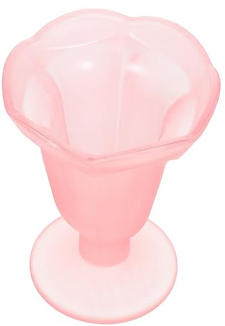 FUNOMOCYA Copas De Vidrio Esmerilado Para Helado Tazones Para Postres Soporte Para Batidos Base Alta