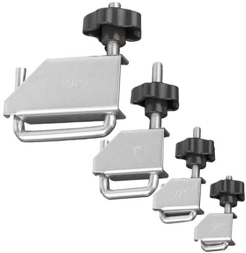 Collier de serrage en U - 4 pièces - Colliers de serrage en métal - Outil de réparation - Kit de colliers de serrage d'échappement réglables haute performance pour camion