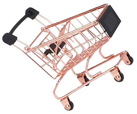 Alasum Mini Einkaufswagen Spielzeug Für Mädchen Dekorative Miniatur Einkaufskarren Als Fotorequisiten Und Spielzeug Für Puppenhäuser Für Mädchen Und Miniaturmöbel-