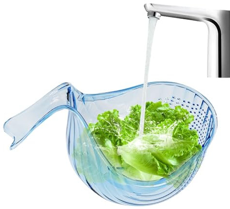 GkgWuxf Colino da cucina, a maglia fine, per verdure, cucina domestica, scolapasta per riso, frutta, verdura