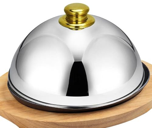 Campana para servir, queso, campana para servir, campana para servir platos, cubierta de platos, tapa de vajilla, cubierta de campana para alimentos, cubierta de platos para servir, sándwiches