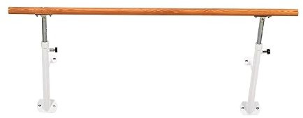 GLJTUO Ballettstange, Verstellbarer Tanzstab, An Der Wand Montierte Ballettstange, Professionelle Ballettstange Aus Massivholz, Länge 1,5 M, Robuster Anhebbarer Tanz-Stretching,