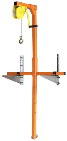 Vérin d'installation de climatisation, treuil manuel avec support de levage, kit complet, montage et démontage faciles (150 kg 25 m complete set)