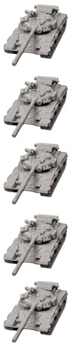 5PCS T-64A Sovietico Modello Resina Scala 1/144 DIY – Carro Armato MBT Guerra Fredda Bestia D'Acciaio Per Hobby E Diorami