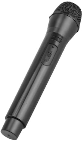 Gatuida Microphone Jouet en Plastique Léger Noir pour Garçon et Filles, Accessoire de Scène Facile à Tenir, pour Performances et Fêtes Style Aléatoire