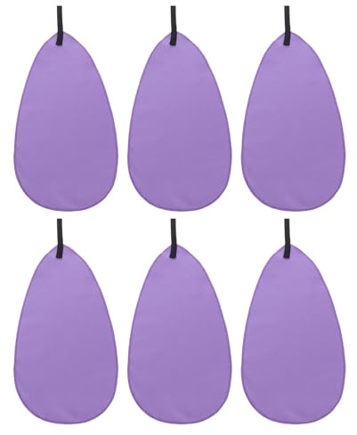 GOOHOCHY 6 Stück putztuch für querflöte instrumenten reinigungstuch sax putztuch reinigungstuch für musikinstrumente querflöte saxophon putztücher Purple