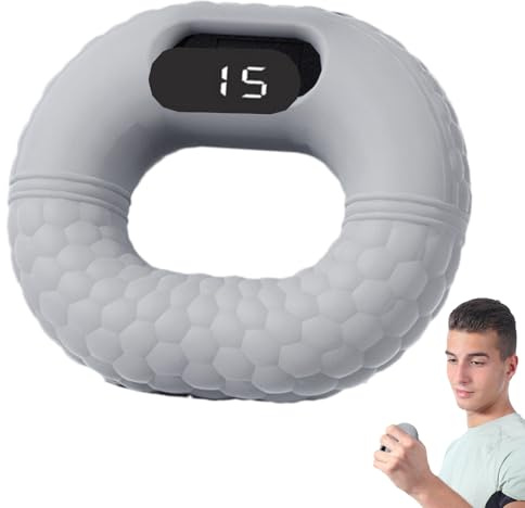 Huxibai Griffkrafttrainer, Fingergriff-Trainer, Handtrainer mit Zähler, für ältere Menschen, Sportler, Boxer, Klettern, Musiker, Männer, Frauen